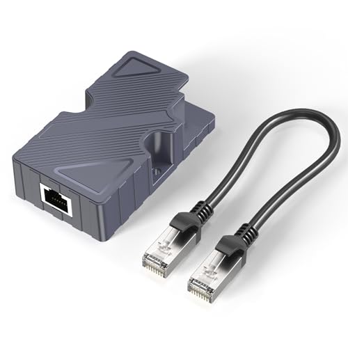 Für Starlink Dishy V2 auf RJ45-Adapter, Ethernet-Kabel und Konverter-Kit mit POE-Injektor, Ethernet-Adapter-Kit von LiebeWH