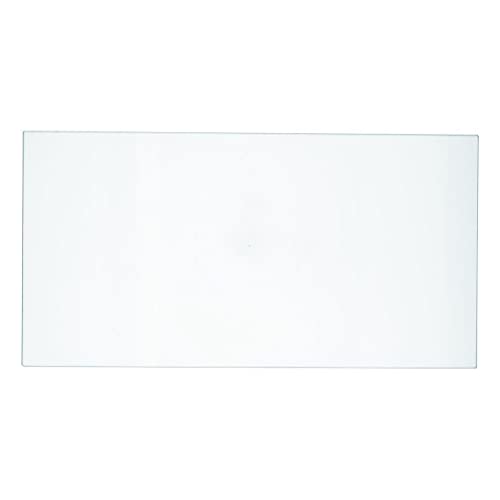 Liebherr 7271680 Glasplatte Abdeckplatte Glasabdeckung Glasscheibe Einlageboden Einlegeboden Innenraumablage Scheibe Glasboden Boden Platte 410x210mm Gefrierschrank KühlGefrierKombination von Liebherr