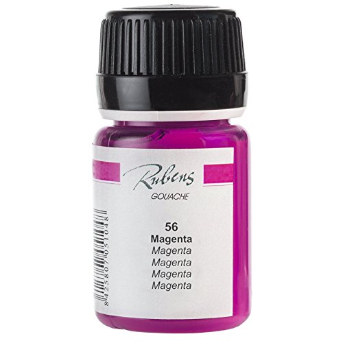 Lienzos Levante 0120320056 - Gouacherfarben - Tempera 56, 35 ml Topf, Farbe Magenta von Lienzos Levante