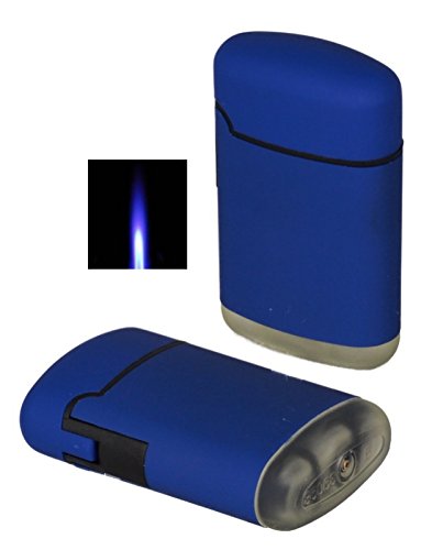 Lifestyle-Ambiente Jetflamme-Feuerzeug - Sturmfeuerzeug Blue inkl Tastingbogen von Lifestyle-Ambiente