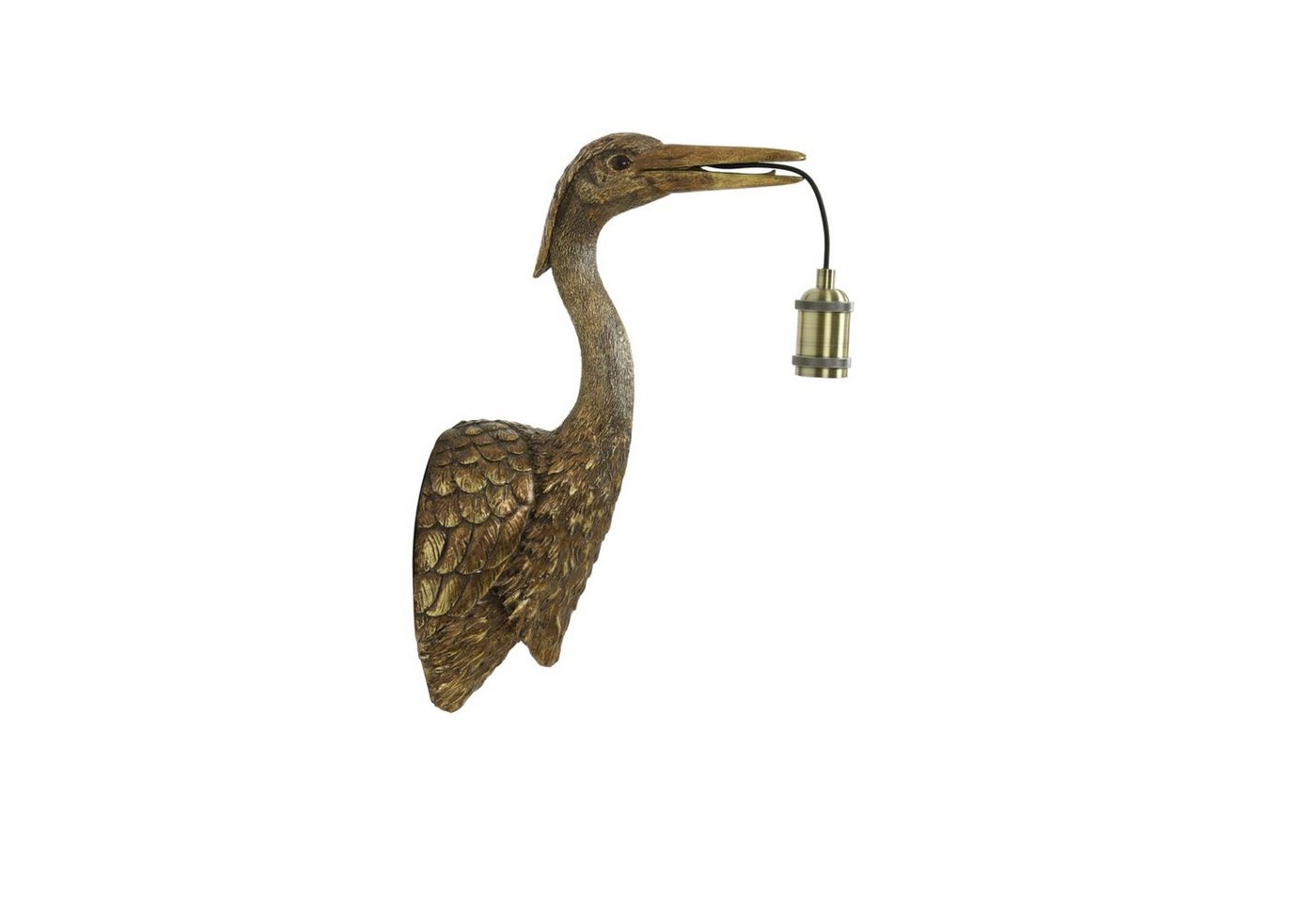 Light & Living Wandleuchte Wandlampe Crane - Bronze - 29.5x16x48cm von Light & Living