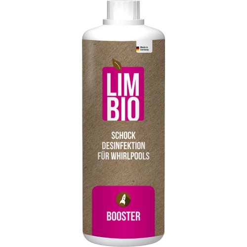 LIMBIO Booster, chlorfreie Wasserpflege für Whirlpool & Swim Spa, Schockbehandlung flüssig, 1 Liter von Limbio