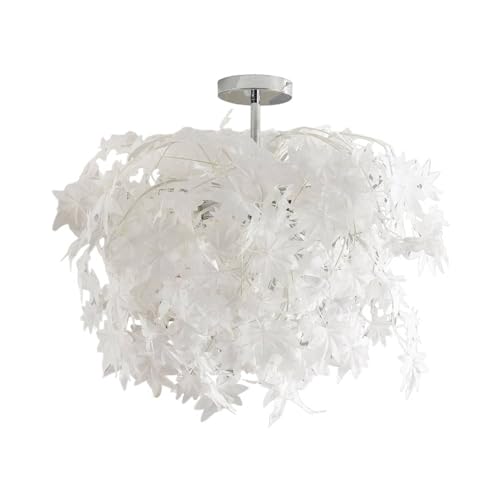 Lindby Deckenlampe 'Maple' (Modern) in Weiß u.a. für Wohnzimmer & Esszimmer (3 flammig, E27) - Textil Deckenleuchte, Lampe, Wohnzimmerlampe von Lindby