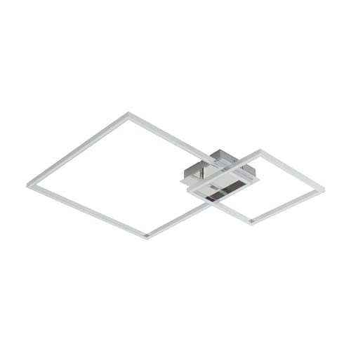 Lindby LED Deckenleuchte 'Panja' dimmbar (Modern) in Alu u.a. für Wohnzimmer & Esszimmer (2 flammig,) - Lampe, LED-Deckenlampe, Deckenlampe, Wohnzimmerlampe von Lindby