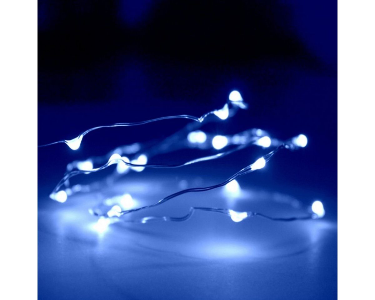 Linder Lichterkette LED Lichterkette Batterie 10 20 30 50 100 kaltweiß Wasserlichterkette, für Innenräume von Linder
