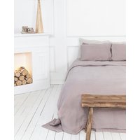 Leinen Bettbezug Set Mit 2 Kissenbezügen Boho Bettwäsche in Zwilling, Voll, Königin, König Reißverschluss Geschenk Für Sie Home Deco von LinenHygge