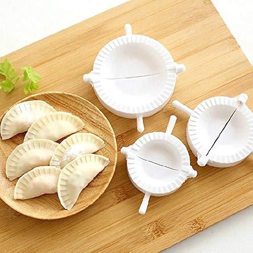 3 Stücke Knödel Maker Dumpling Formen Chinesische Knödel Cutter Pie Ravioli Empanadas Press Formküchenzubehör von Lipfer