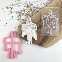 Frau Hängegirlande Ausstecher Und Prägung, Weihnachts Cookie Cutter, Merry Christmas Embosser, Keksstempel, Briefkasten Ideen von LissieLoves