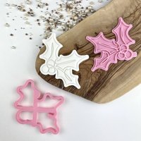 Moderner Keks Ausstecher Und Stempel, Weihnachtskeks Ausstecher, Frohe Weihnachten Keksprägung, Weihnachts Cookie Briefkasten Ideen von LissieLoves