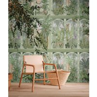 living walls Fototapete "Dschungeltapete Floral", matt, Fototapete Antik Klassich Pflanzen von Living Walls