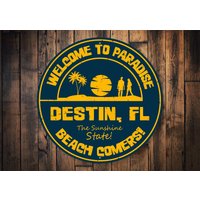 Distressed Florida Sign, State Benutzerdefiniertes Strandschild, Strandliebhaber, Strand Home Decor, Beach Schild, Geschenk von LiztonSignShop