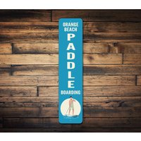 Personalisiertes Paddle Board Schild, Boarding Boarder Geschenk, Strand Paddler, Süßes Geschenke Für Strände, Individuelle Strandgeschenke von LiztonSignShop