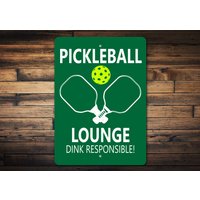 Pickleball Lounge Schild, Spieler Geschenk, Sport, Court, Sport von LiztonSignShop