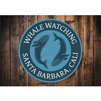 Walbeobachtungszeichen, Benutzerdefinierte Wal Schild, Walbeobachtung Ort, Liebhaber Geschenk, Beobachten Ozean Strand Geschenk von LiztonSignShop
