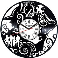 Kinderzimmer Deko Mädchen - Wand Vinyl Dekor Trendy Wanduhr Gaming Room Schallplatte Ausschneideuhr Film Themenzimmer von LnkGift