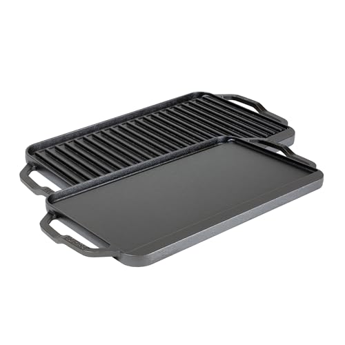 Lodge Cast Iron Chef Style Double Burner Reversible Grill/Griddle Lodge Cast Iron Chef Style Double Burner Reversible Grill/Griddle von Lodge