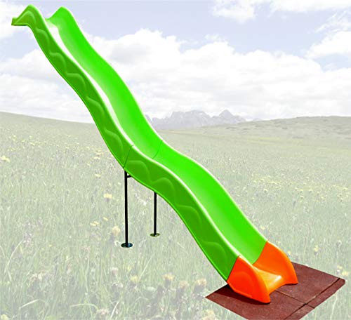 Anbaurutsche Wellenrutsche 3,32m für Podesthöhe: Podesthöhen: 140-160 cm bzw 1,4-1,6 m von Loggyland