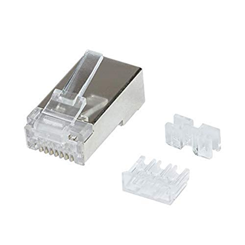 LogiLink Professional - Modularer Steckverbinder Cat.6A STP RJ45, 50 Stück von Logilink