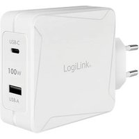 LogiLink PA0281 USB-Ladegerät Innenbereich, Steckdose Anzahl Ausgänge: 2 x USB-C® Buchse (Power D von Logilink