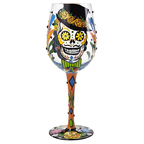 Lolita Sugar Skulls Wine Glass von Lolita