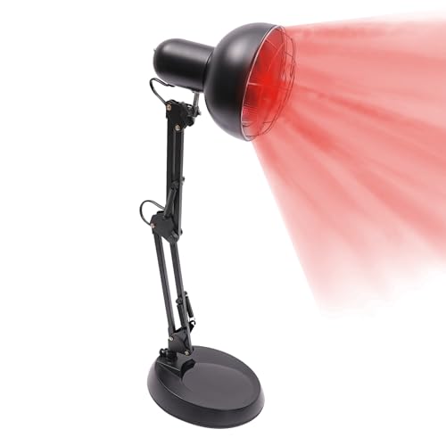 Loobiiny Rotlichtlampe Wärmelampe 150W Infrarotlampe E27-Lampenfassung Wärmelampe 360° Drehen Lampenkopf Infrarotleuchte Rotlicht Strahler fur Heimat Loobiiny Rotlichtlampe Wärmelampe 150W Infrarotlampe E27-Lampenfassung Wärmelampe 360° Drehen Lampenkopf Infrarotleuchte Rotlicht Strahler fur Heimat von Loobiiny