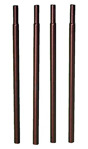 Louis Moulin 3326 Verstärkungsstäbe, rund, Metall, Eisen antik, 2 x 2 x 45 cm, 4 Stück von Louis Moulin