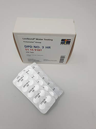 Lovibond DPD No 3 High Range Tablets -250 box von Lovibond