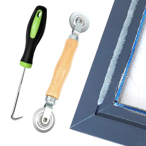 Lowats Gummistreifen Haken Werkzeug 2 Stück Bildschirm Rollen Werkzeug Fenster Spline Roller Fenstergitter Rollwerkzeug Werkzeug Doppelrad Werkzeug Einzieher Einroller für Keder Kederwerkzeug Lowats Gummistreifen Haken Werkzeug 2 Stück Bildschirm Rollen Werkzeug Fenster Spline Roller Fenstergitter Rollwerkzeug Werkzeug Doppelrad Werkzeug Einzieher Einroller für Keder Kederwerkzeug von Lowats