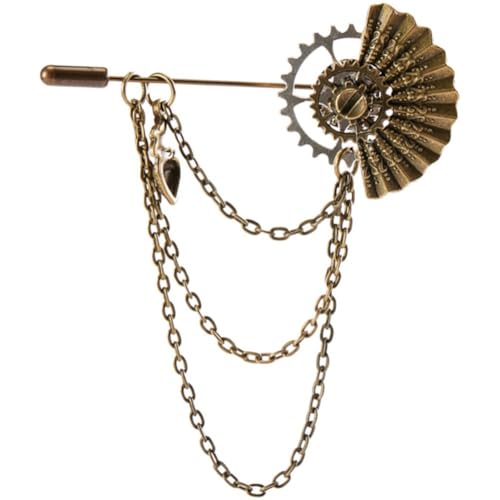 Lpitoy Steampunk Vintage Black Gear Brosche Anstecknadel Für Damen Und Herren, Gothic Anstecknadel Abzeichen Schmuck, Halloween Party Kostüm Lpitoy Steampunk Vintage Black Gear Brosche Anstecknadel Für Damen Und Herren, Gothic Anstecknadel Abzeichen Schmuck, Halloween Party Kostüm von Lpitoy