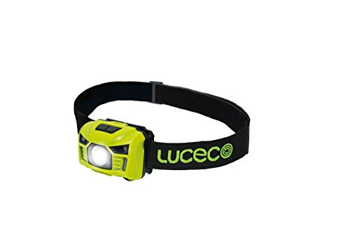 Luceco Wiederaufladbare Stirnlampe, Leichtgewichts Kopflampe 150 Lumen für Camping, Fischen, Laufen, Joggen, Wandern, incl Akku von Luceco