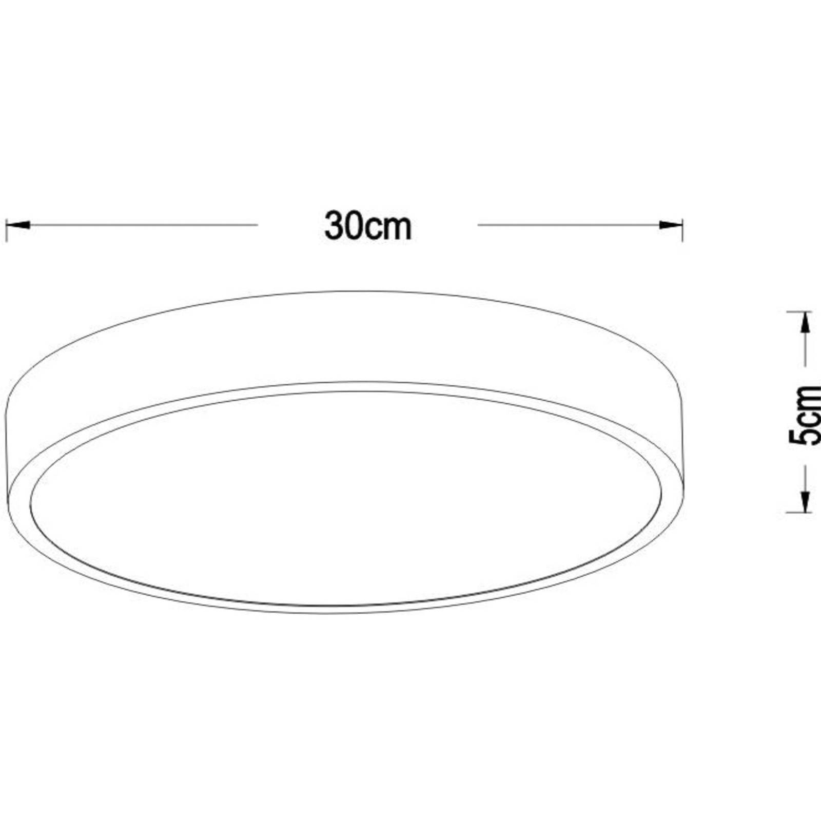 LED-Deckenleuchte Unar, gold matt, Ø 30 cm von Lucide