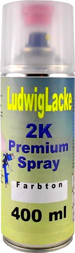 Ludwig Lacke RAL 3007 SCHWARZROT 2K Premium Spray SEIDENMATT 400ml von Ludwiglacke