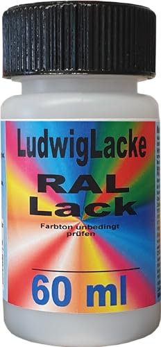 Ludwig Lacke RAL 7011 Eisengrau matt Lackstift 60ml mit Pinsel von Ludwiglacke