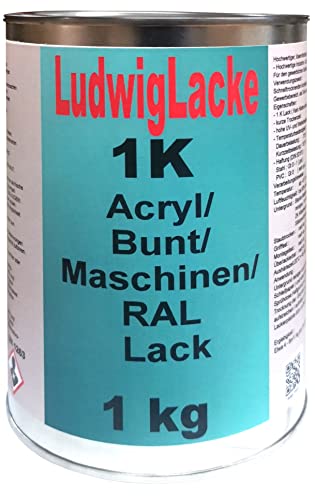 Ludwiglacke 1K Maschinenlack 1kg RAL 6025 Farngrün Lack glänzend von Ludwiglacke