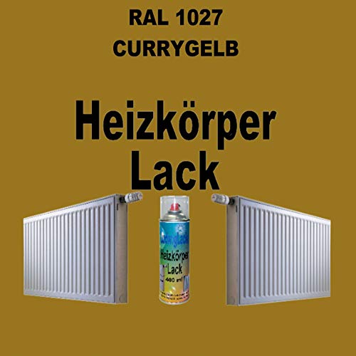 Ludwiglacke Heizkörperlack Spray RAL 1027 CURRYGELB 400 ml von Ludwiglacke