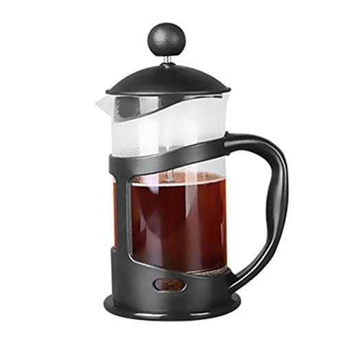 Luejnbogty 1 x praktische Kaffeemaschine, multifunktional, langlebig, Kaffee, Teekanne aus Edelstahl, Glas, 600 ml von Luejnbogty