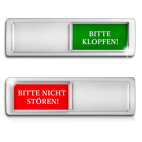 Luimode BITTE KLOPFEN-BITTE NICHT STÖREN Schild Schiebeschilder Klebeschild Türschilder Mit Schieber Festhaltemagneten für Wartezimmer Besprechungsräume Raumstatus Raumschild Luimode BITTE KLOPFEN-BITTE NICHT STÖREN Schild Schiebeschilder Klebeschild Türschilder Mit Schieber Festhaltemagneten für Wartezimmer Besprechungsräume Raumstatus Raumschild von Luimode