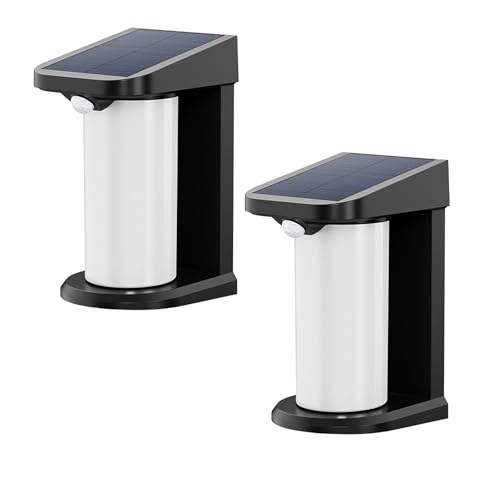Lumisky 2 Stück Solarstrahler Wandleuchte LED weiß 2x LUSTY H18cm mit Bewegungsmelder Lumisky 2 Stück Solarstrahler Wandleuchte LED weiß 2x LUSTY H18cm mit Bewegungsmelder von Lumisky