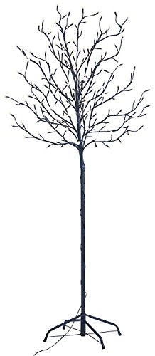 Lunartec LED Dekobaum: LED-Deko-Baum mit 200 beleuchteten Knospen, 150 cm, drinnen & draußen (LED-Baum Outdoor groß, Baum beleuchtet Outdoor, Weihnachtsbeleuchtung außen) von Lunartec