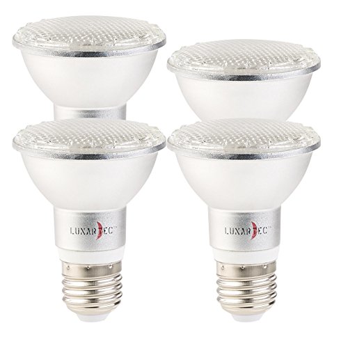 Lunartec Blumenlampe: LED-Pflanzenlampe mit 48 LEDs, 50 Lumen, E27, 4er-Set (LED-Pflanzenlampe-Leuchtmittel, LED-Pflanzenlampe für E27-Fassung, Tageslichtlampe) von Lunartec