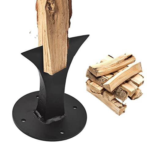 Brennholzspalter, Anzündholzspalter, Robuster Manueller Holzspalter, Holzspalterkeil, Anzündcracker für Holzofenkamin und Feuerstellen von Luqeeg