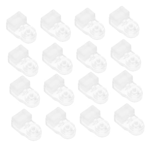 Lurrose 30 Stück Hochfeste Halterungen für Glastüren und Spiegel Transparente Retainer Clips mit Schrauben für Schranktüren Elegantes Minimalistisches Design Lurrose 30 Stück Hochfeste Halterungen für Glastüren und Spiegel Transparente Retainer Clips mit Schrauben für Schranktüren Elegantes Minimalistisches Design von Lurrose