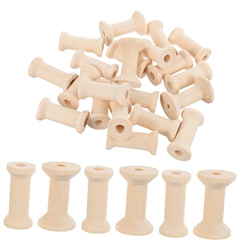 Lurrose 40 Stück Holzspule Kleine Garnrollen Stickereiener Gewachster Faden Spulenregal Fadenwickelbrett Schleife Hängender Organizer Flechten Herstellung Stickgarn-Organizer Kunst Hölzern Lurrose 40 Stück Holzspule Kleine Garnrollen Stickereiener Gewachster Faden Spulenregal Fadenwickelbrett Schleife Hängender Organizer Flechten Herstellung Stickgarn-Organizer Kunst Hölzern von Lurrose