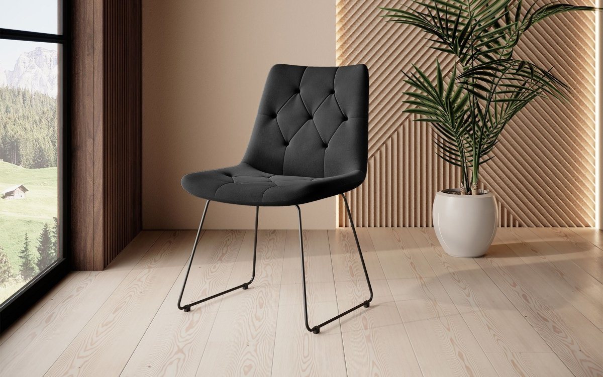 Luxusbetten24 Stuhl Designer Stuhl Portofino, Sitzschalen mit verschiedenen Gestellen von Luxusbetten24
