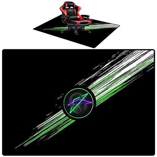 80 × 120 cm Stuhlmatten Gaming Bürostuhl Unterlage Schreibtischstuhl Bodenschutzmatte Rutschfest, Gaming Teppich Stuhlunterlage Bürostuhl Unterlage Schreibtischstuhl für Hartböden und Teppiche von LxueSng