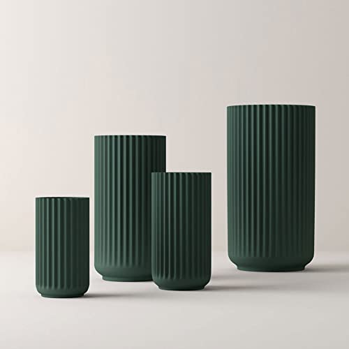 Lyngby Porcelæn Vase H15.5 cm Lyngby Designklassiker Zeitloses Design, grün von DANMARK LYNGBY