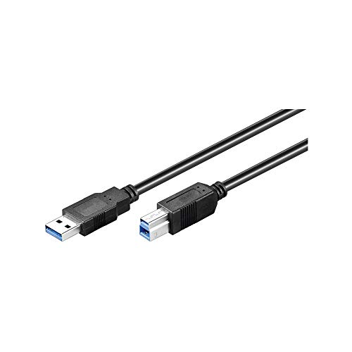 Mcab USB-Kabel (9-polig USB Typ A (M) - 9-polig USB Typ B (M), 3 m, USB 3,0) schwarz von M-Cab