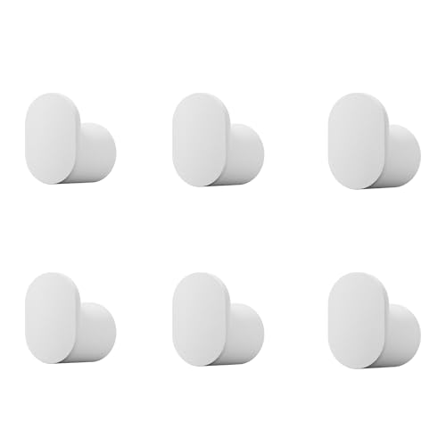 Metallbude Kleiderhaken PALO - 6er Set Weiß - Minimalistische Wandhaken aus Stahlrohr - Vielseitig einsetzbar - 3x3x2 cm Metallbude Kleiderhaken PALO - 6er Set Weiß - Minimalistische Wandhaken aus Stahlrohr - Vielseitig einsetzbar - 3x3x2 cm von M Metallbude