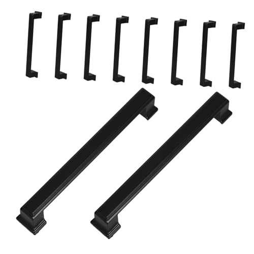 MAGICLULU 10 Stück Teiliges Schwarze Vintage Möbelgriffe aus Massivem Aluminium Retro Küchenschrankgriffe Robuste Metallknöpfe für Kommoden Kleiderschränke und Einfache Aufwertung MAGICLULU 10 Stück Teiliges Schwarze Vintage Möbelgriffe aus Massivem Aluminium Retro Küchenschrankgriffe Robuste Metallknöpfe für Kommoden Kleiderschränke und Einfache Aufwertung von MAGICLULU