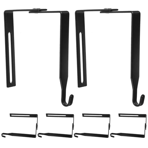 MAGICLULU 6 Stück Verstellbare Pack Türhaken für Schränke Metallhaken für Organisation von Handtüchern Schlüsseln und Kleinen Gegenständen Geeignet für Verschiedene Türarten und MAGICLULU 6 Stück Verstellbare Pack Türhaken für Schränke Metallhaken für Organisation von Handtüchern Schlüsseln und Kleinen Gegenständen Geeignet für Verschiedene Türarten und von MAGICLULU